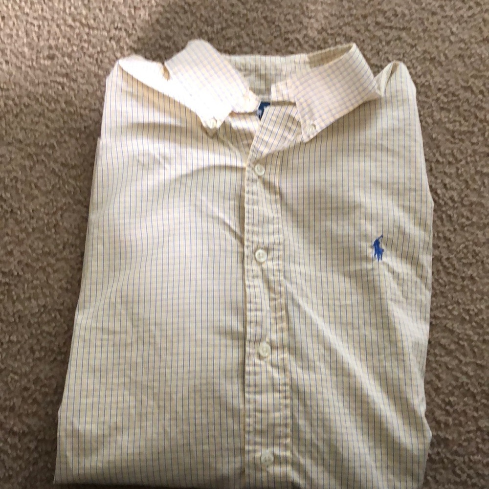 Long sleeve polo shirt. Great condition